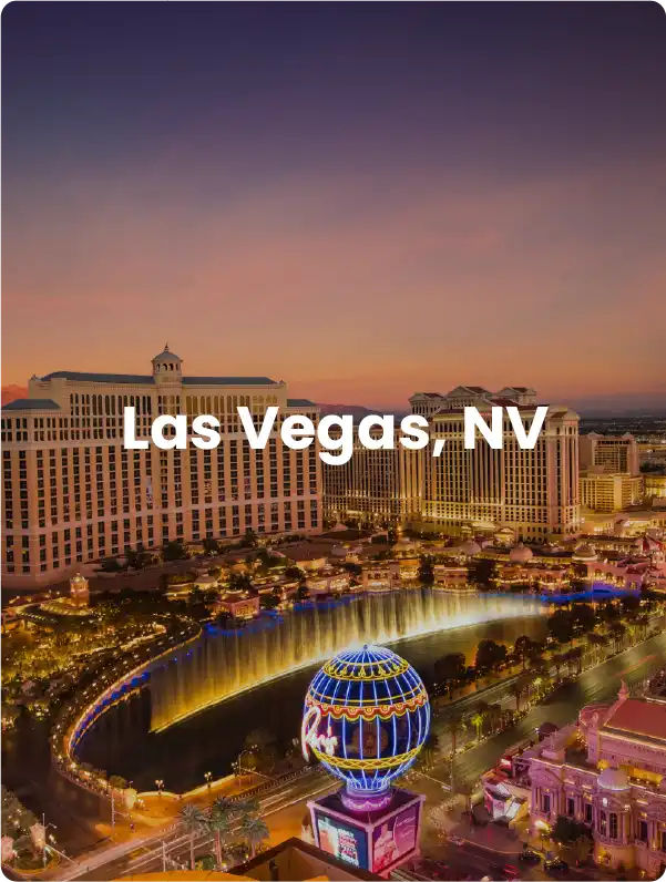 This card links to Las Vegas city