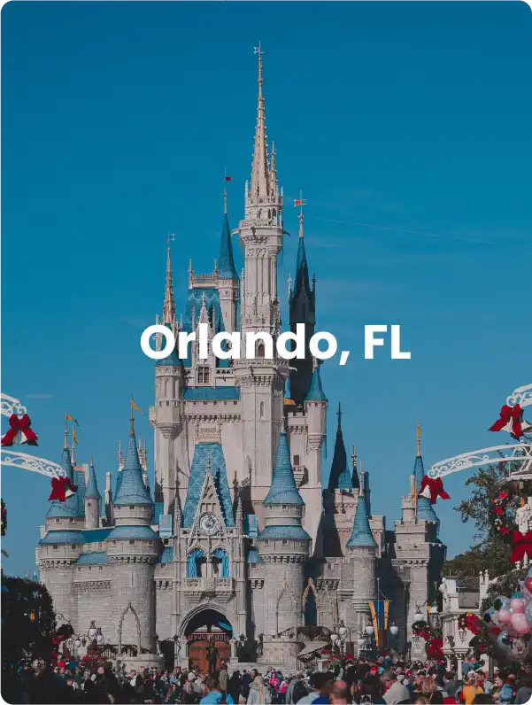 This card links to Orlando city