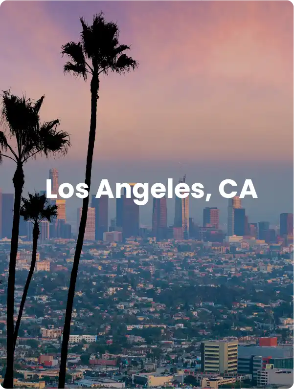 This card links to Los Angeles city