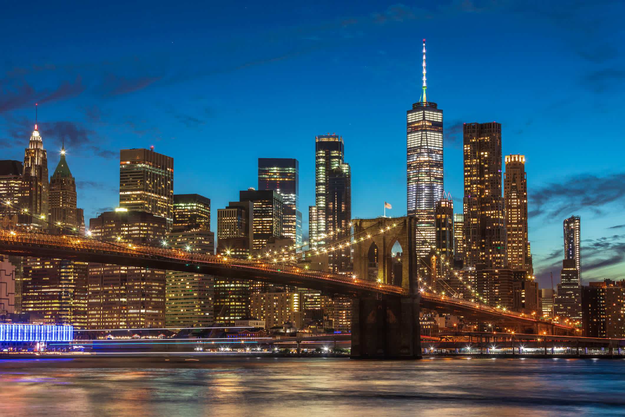 Bus Tour of NYC Night Highlights