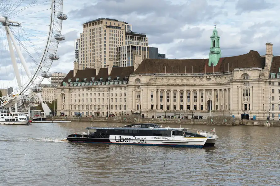 Hop-On Hop-Off Uber Boat + Old Royal Naval College Home of The Painted Hall