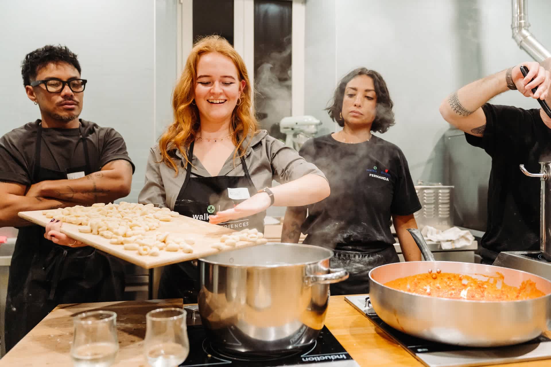 Gnocchi & Tiramisu Cooking Class in Rome with Unlimited Wine