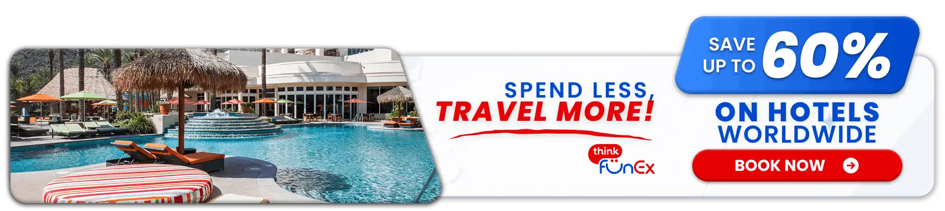 Spend less, travel more!,Save up to 50% on hotels worldwide! Search Hotels and Save