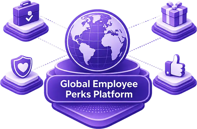 Employees celebrating teamwork and success together